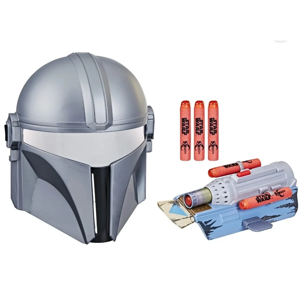 Star Wars The Mandalorian Mask‎ & Gauntlet Set NERF Dart Blaster Toy